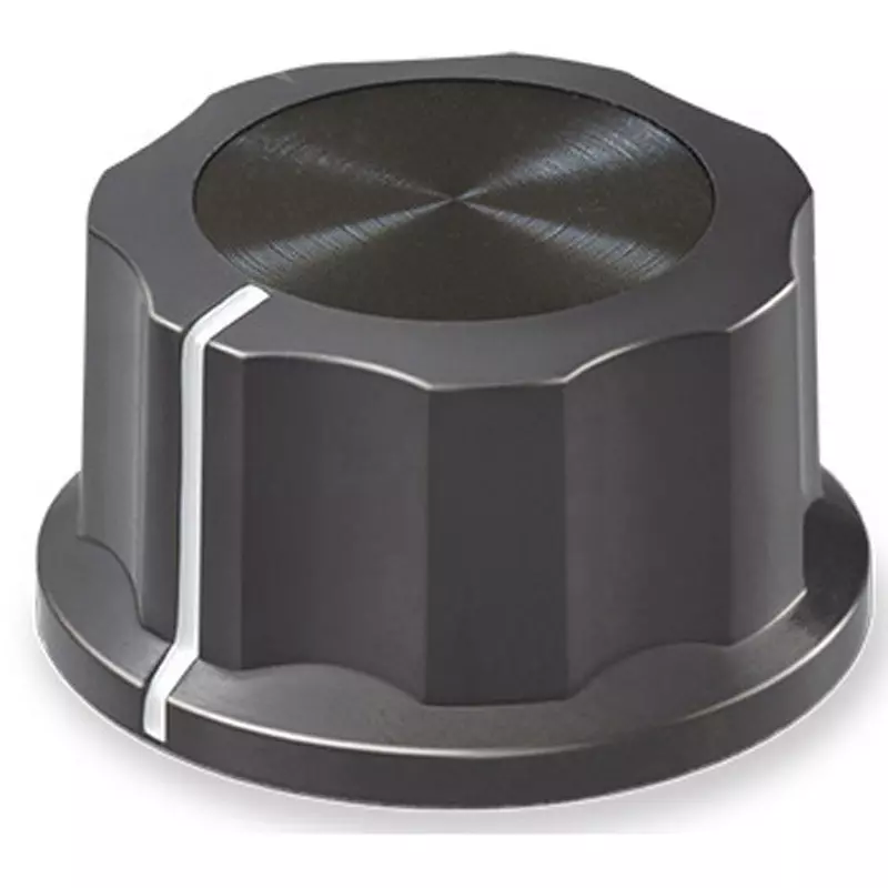 Sato Parts Molded Knob Black Phenol Hexagon Wrench Nominal Size 1.5, K-8000-L-B