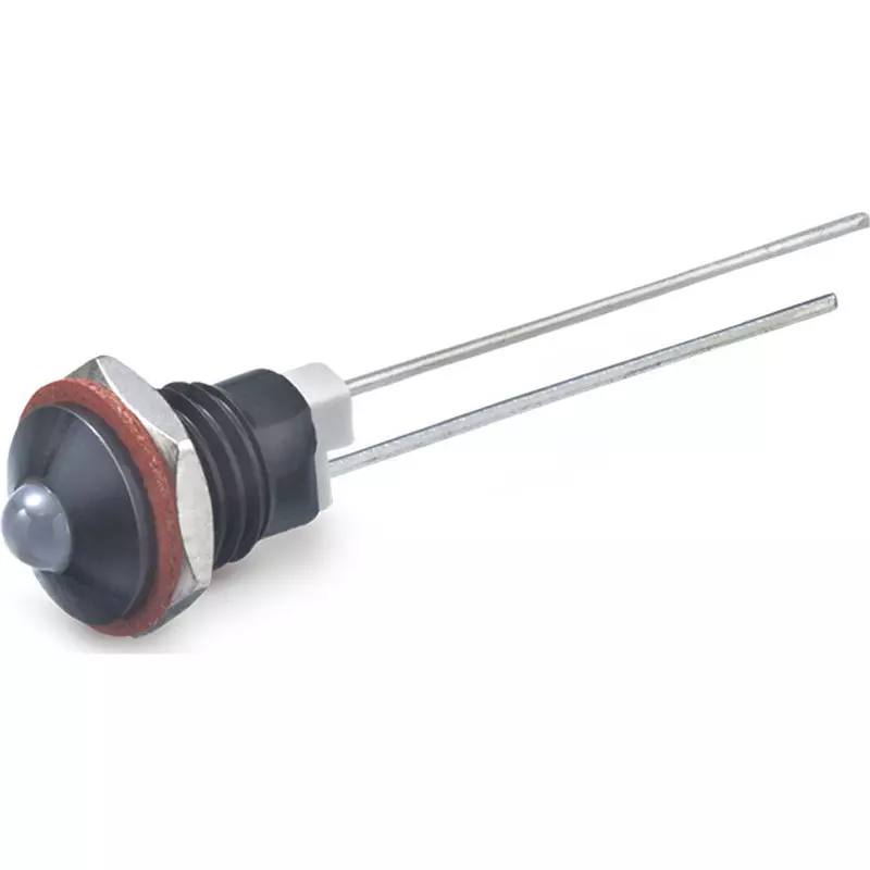 Sato Parts Indicator Light LED Bracket Round Φ3 mm Bullet-Shaped LED Lens, DB-9-F-BBL
