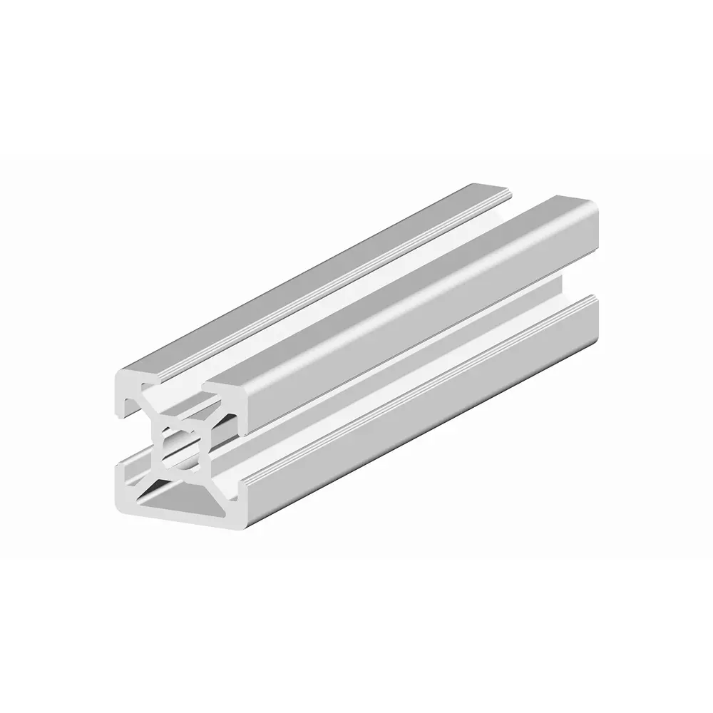 RS PRO Strut Anodised Aluminium 3 m Silver B6 2020 6 mm 20x20 mm 3, 2647859