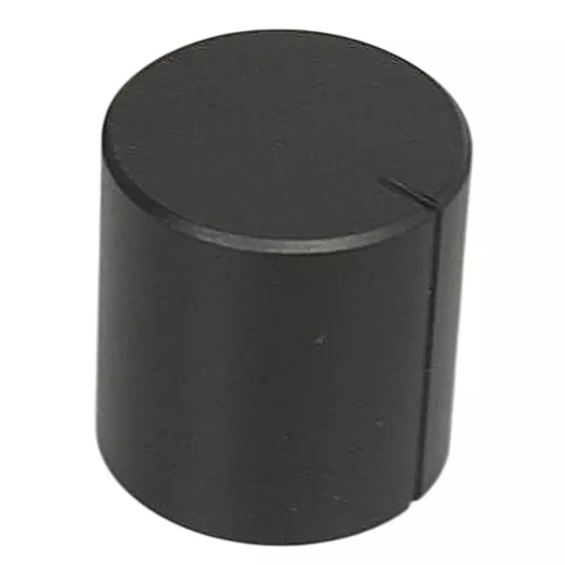 LINKMAN Aluminum Knob Screw Fixing Type [Shaft] 6.1 mm Hole Diameter notch Indicator Line, 20X21HPS-7