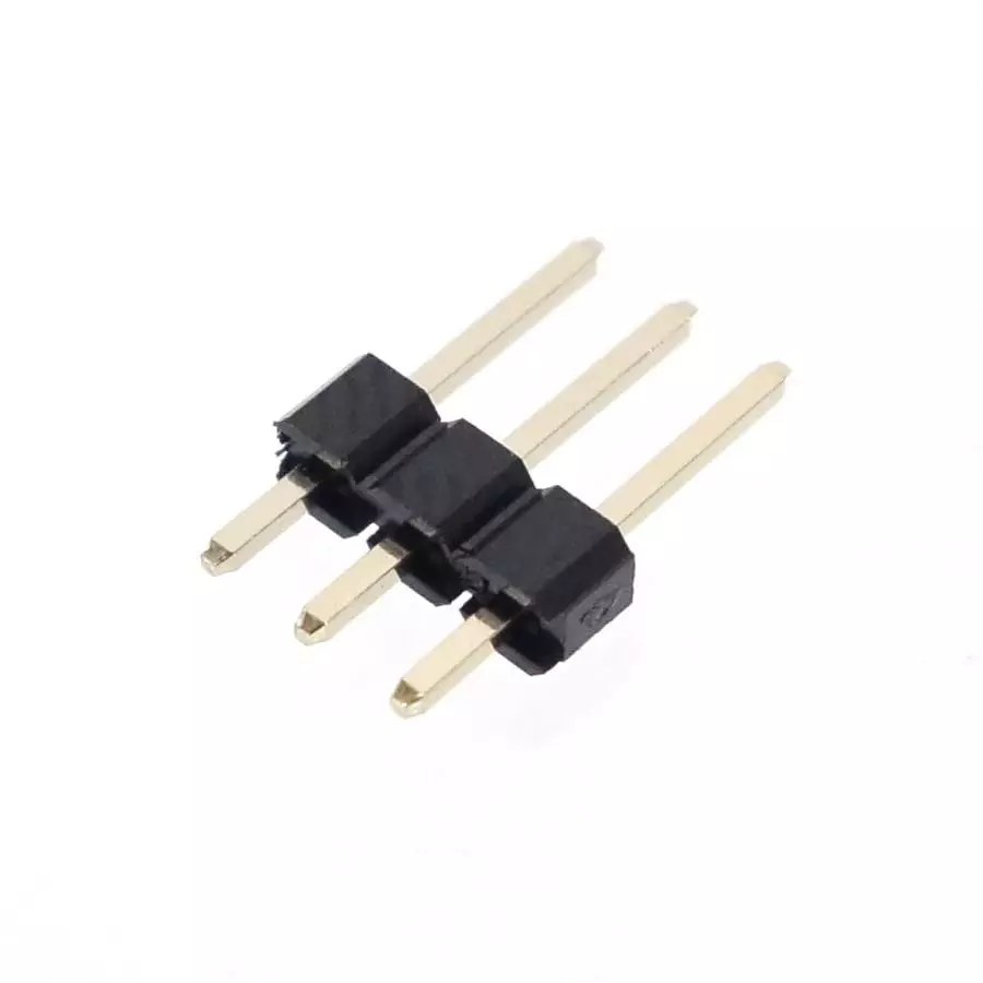 LINKMAN Pin Header 2.54 mm Cell Spacing Straight Connector Shape 3 No. of Pin, 2130S1*3GSE