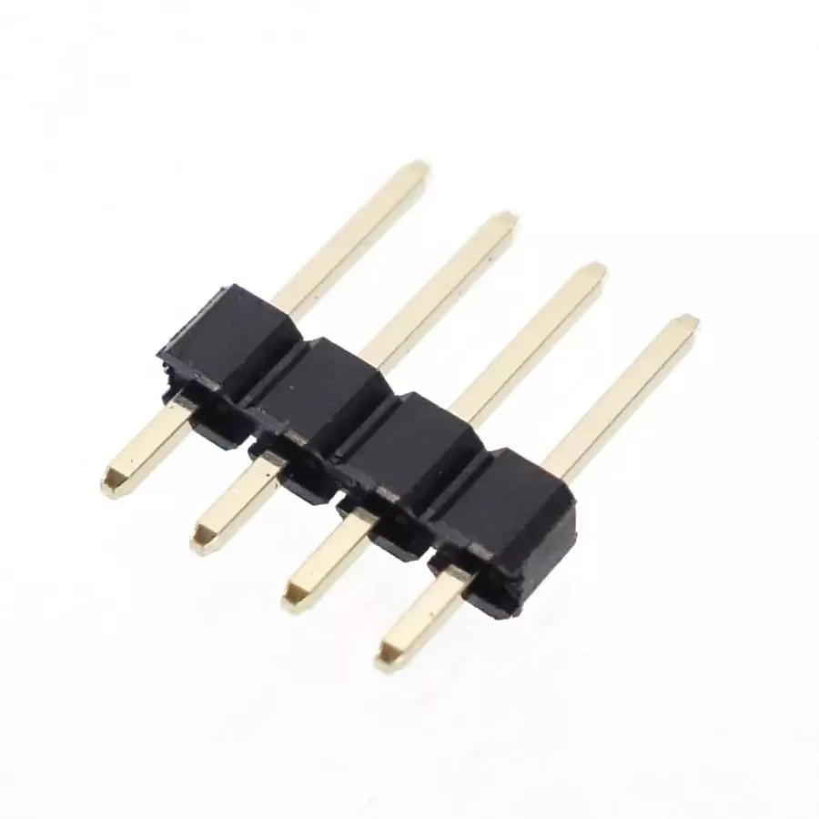 LINKMAN Pin Header 2.54 mm Cell Spacing Straight Connector Shape 4 No. of Pin, 2130S1*4GSE