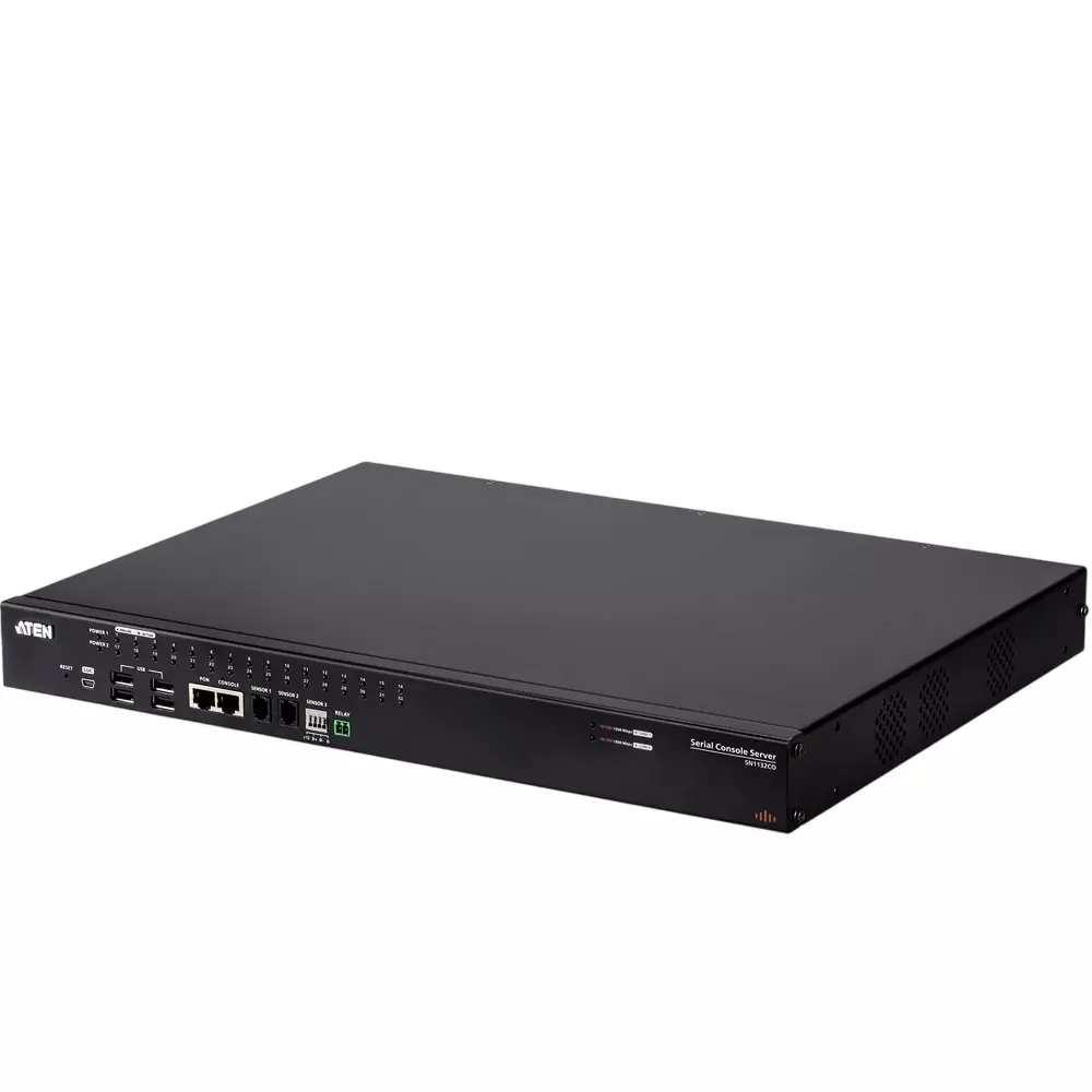 Aten Console Server 1 x 3-prong AC power socket (IEC60320/C14) / 2 x rocker switches Power Supply, SN1132CO