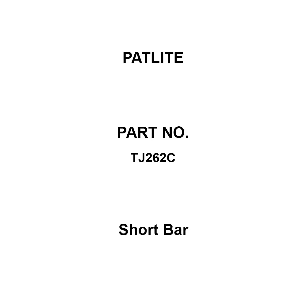 PATLITE Short Bar 30 A Energizing Current, TJ262C (Pack of 10)