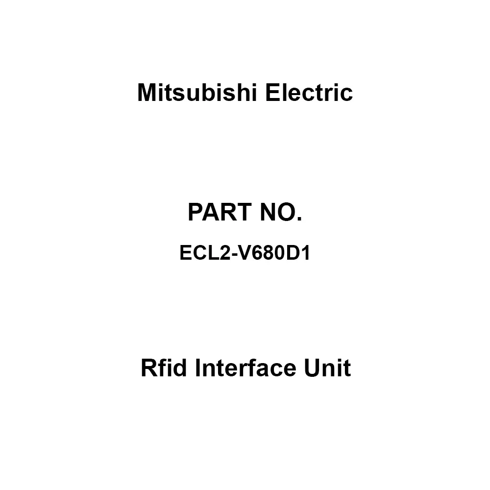 Mitsubishi Electric Rfid Interface Unit, ECL2-V680D1