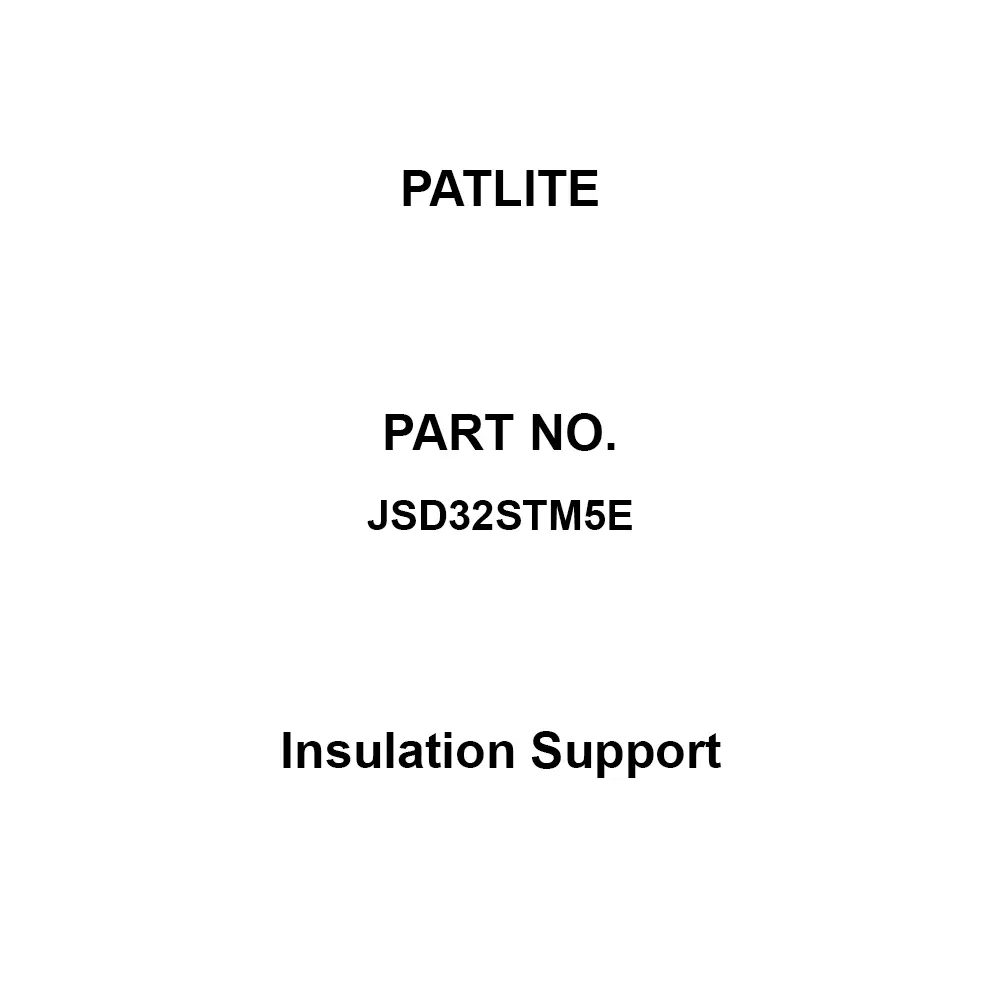 PATLITE Insulation Support 600 Ui Insulation Voltage 2500 per minute V Withstand Voltage, JSD32STM5E (Pack of 50)