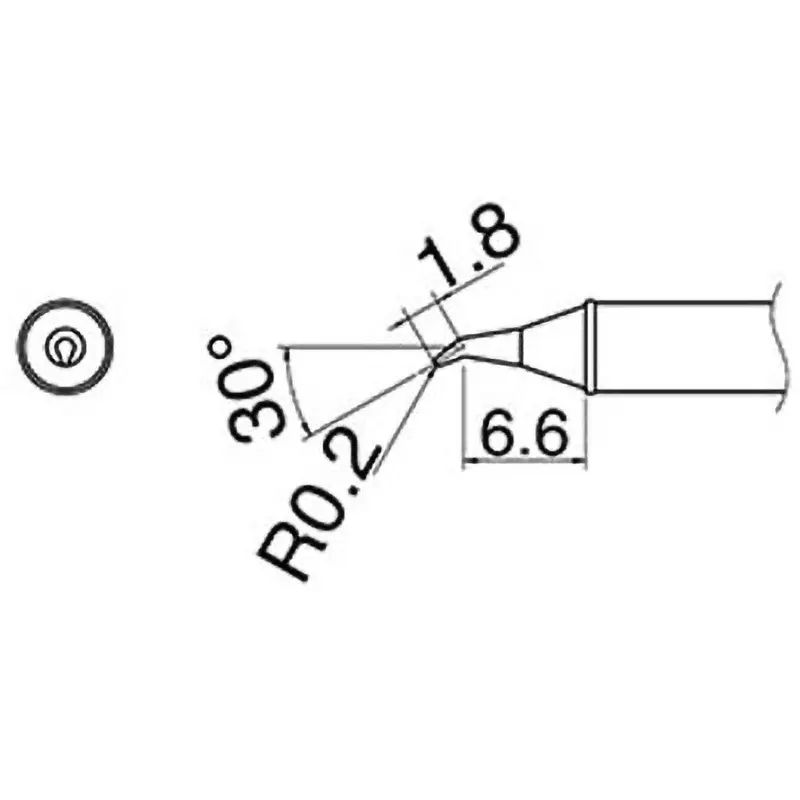 Esco Replacement Tip 30℃ Point Angle 350℃ C Setting Temperature Replacement tip for EA304 AL. Specifications, EA304AL-42