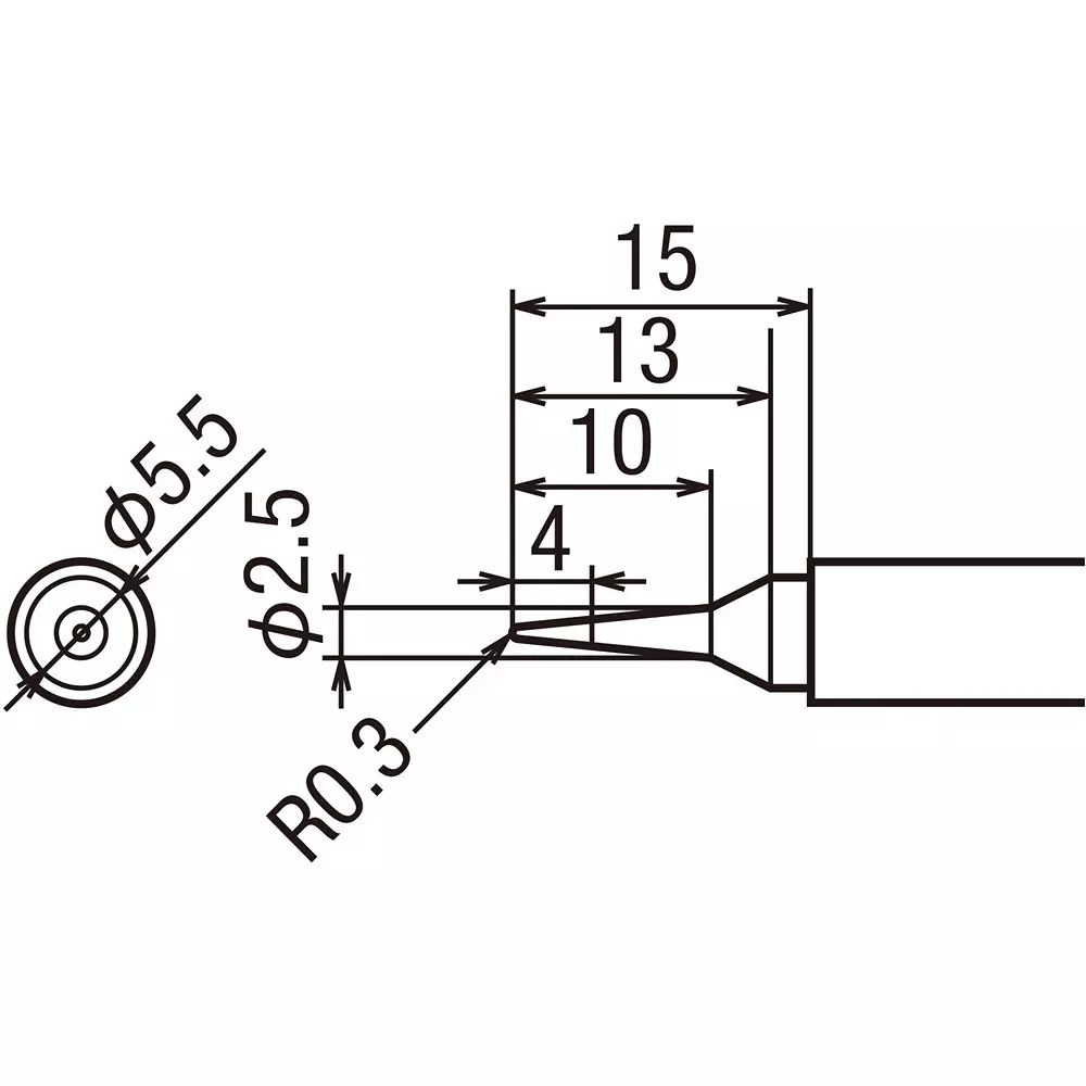 trusco-replacement-tip-52-mm-overall-length-iron-pxt201-b-suitable-for-sb-type-tip-shape-px-t20rt-sb