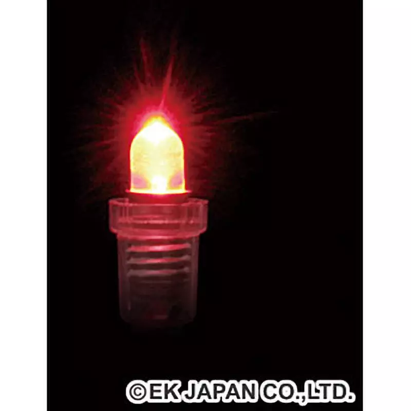 ELEKIT Super Bright Bulb Type LED DC 0.8 to DC 1.8 Operating Voltage Range 30° Positioning Angle, LK-8RD-1.5V