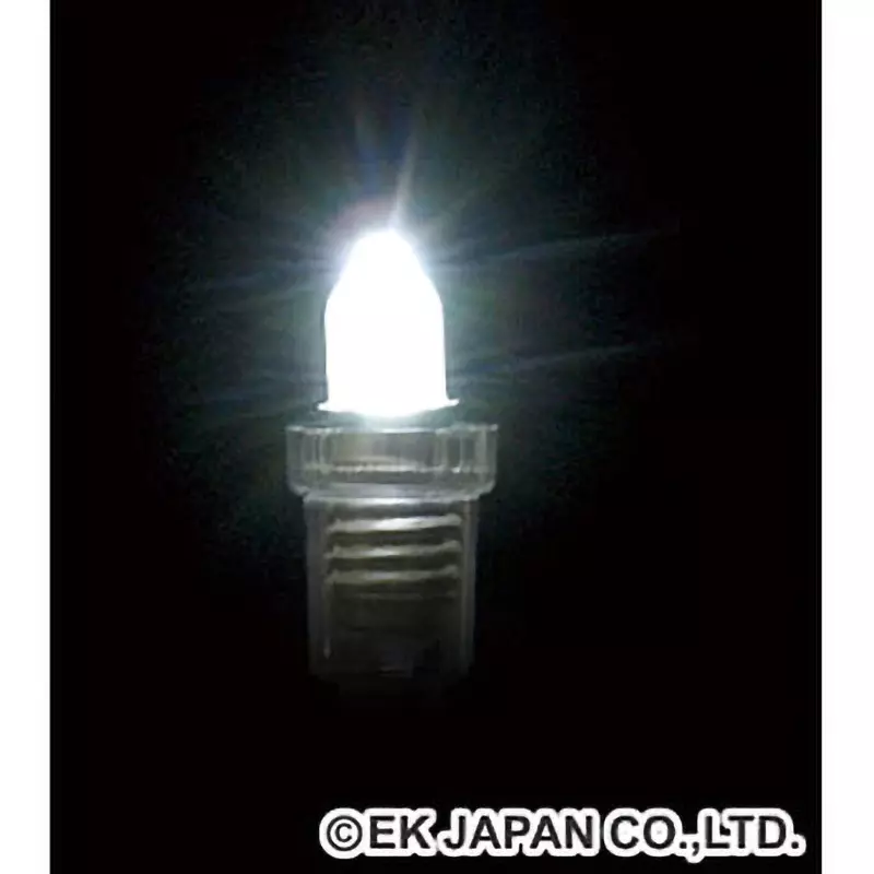 ELEKIT Super Bright Bulb Type LED DC 0.8 to DC 1.8 Operating Voltage Range 30° Positioning Angle Approx., LK-8WH-1.5V