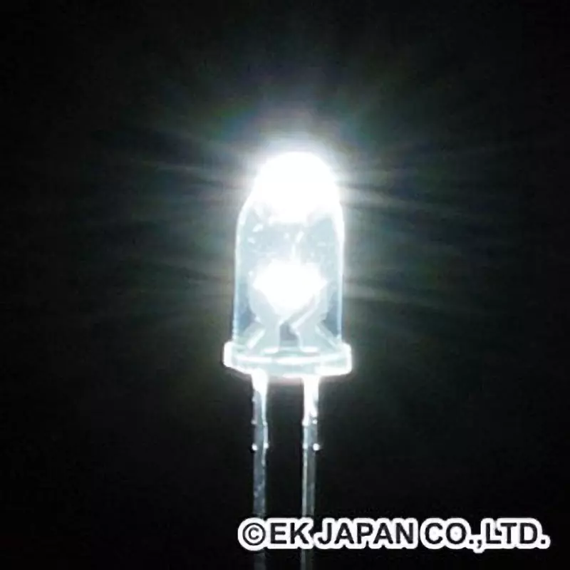 ELEKIT Super Bright LED DC 4.5 to 24 Power Supply Voltage DC 25 Rated Voltage Up to 30 Rated Current, LK-5WH (Pack of 5)