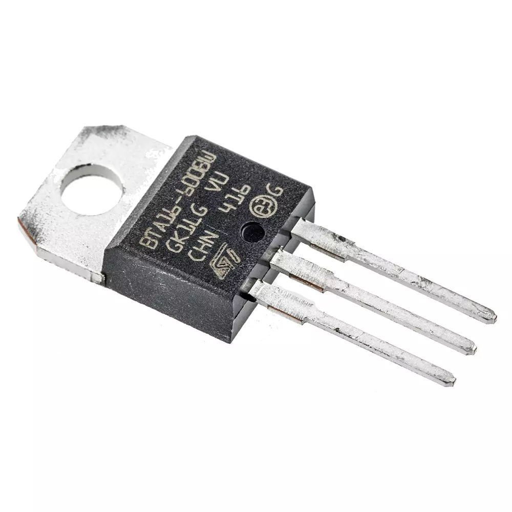 STMicroelectronics Through Hole 3-Pin TRIAC 600 V 1.3 V Gate Trigger Voltage, BTA16-600BWRG (Pack of 5 Pcs)