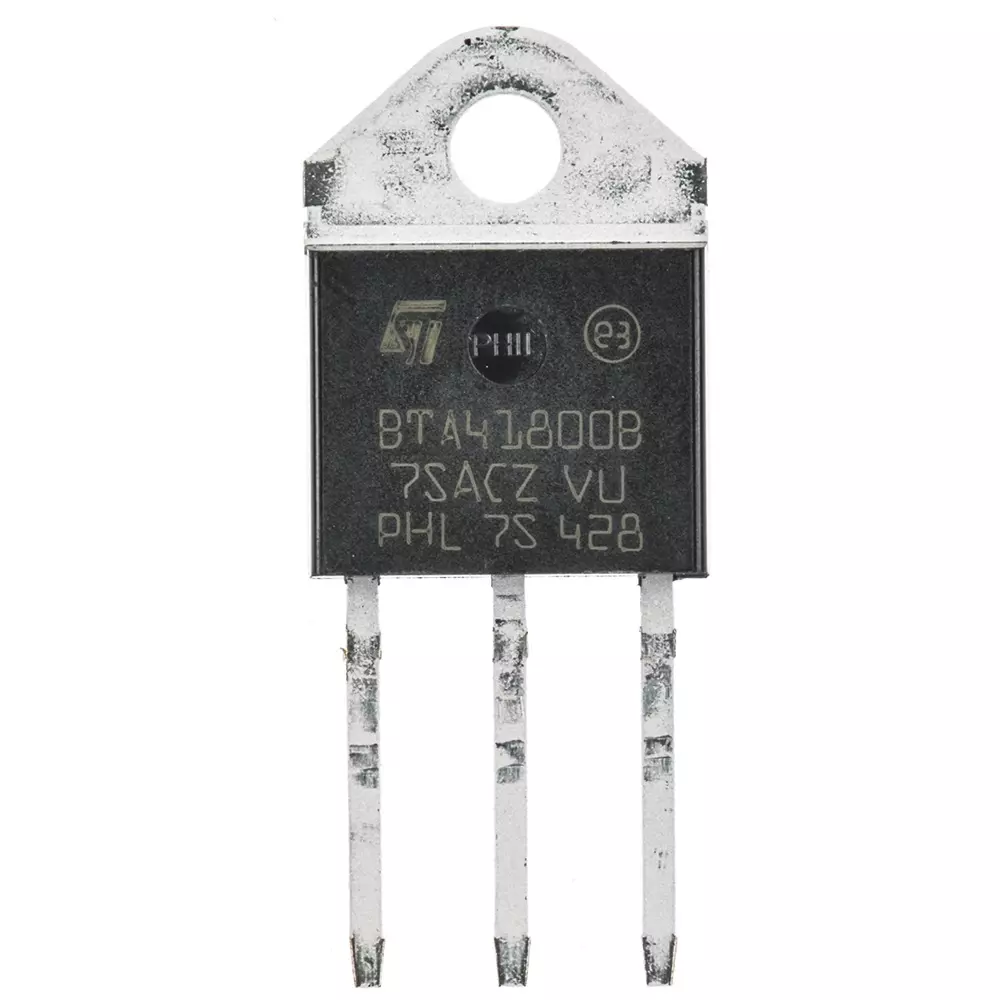STMicroelectronics Through Hole 3-Pin TRIAC 800 V 1.3 V Gate Trigger Voltage, BTA41-800BRG (Pack of 30 Pcs)