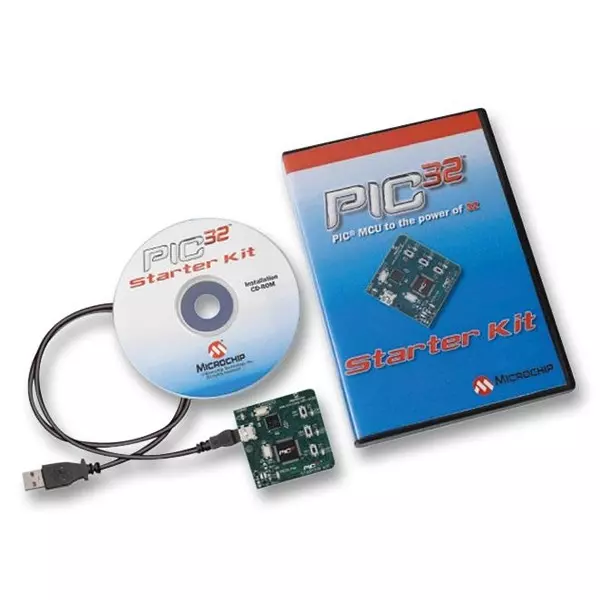 MICROCHIP Embedded Development Kits - DSPIC / PIC PIC32, W / PROGRAMMER, STARTER KIT, DM320001