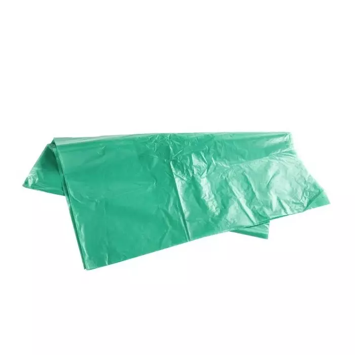 Cromwell Polythene Polyethylene Green Safety Equipment Bag, W1018 (Pack of 750)