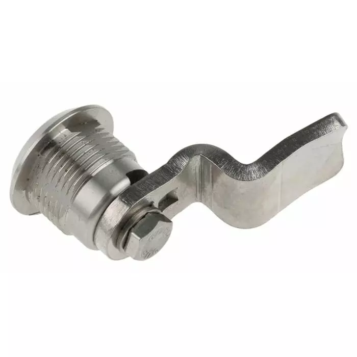 Steinbach & Vollman Stainless Steel Triangular Lock 32 mm Panel-to-Tongue 20.2x22.2 mm Cutout Key Unlock