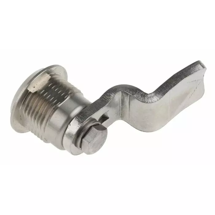 Steinbach & Vollman Square Key Lock Stainless Steel, 32 mm Panel to Tongue Depth, 20.2x20.2 mm Panel Cutout, 3410270