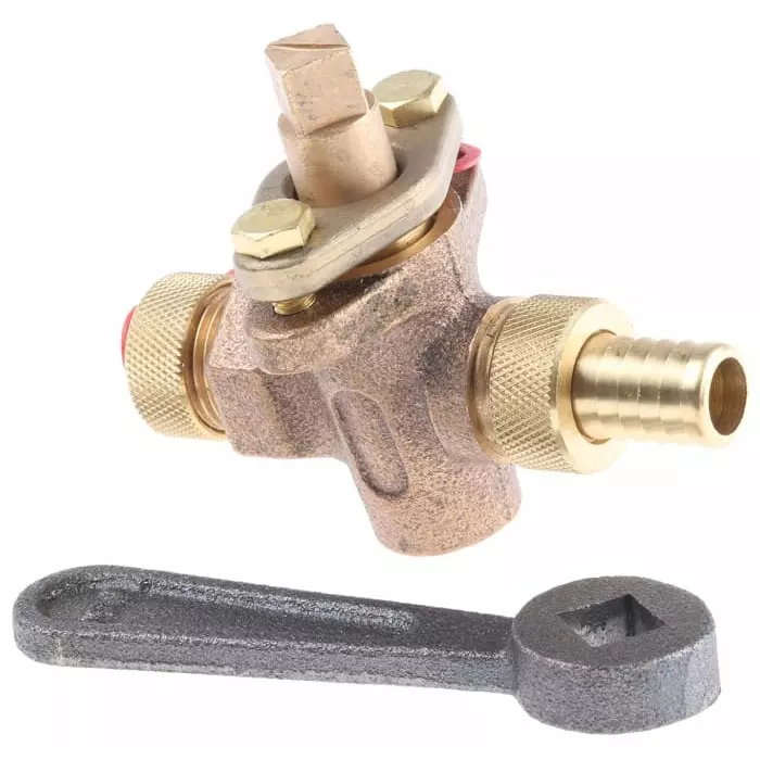 Pegler Yorkshire Drain Cock 1/2 inch BSPP, 130007