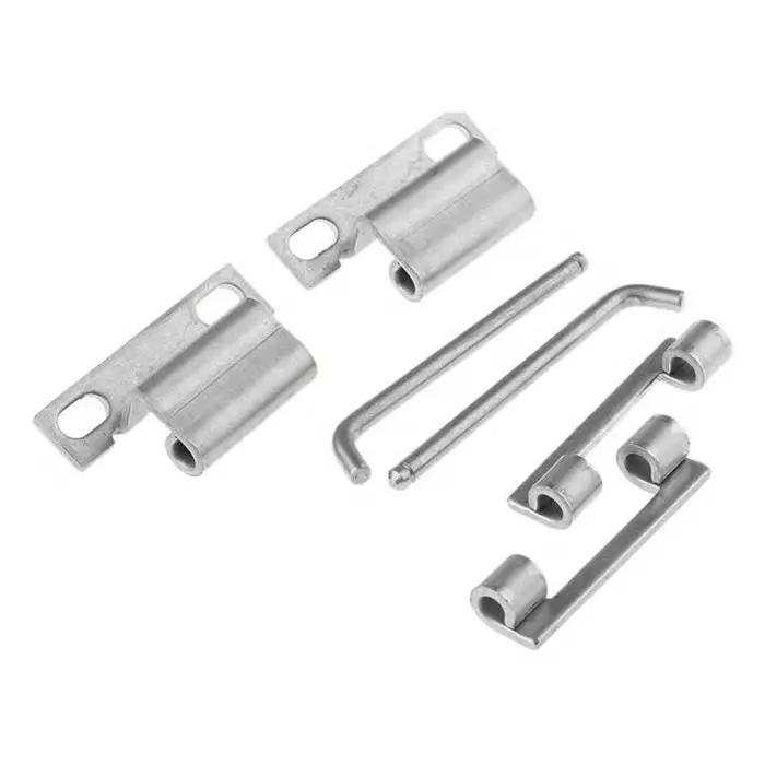 Steinbach & Vollman Concealed Hinge Stainless Steel, 33x60x2.5 mm, Free Swinging, 825837 (Pack of 2)