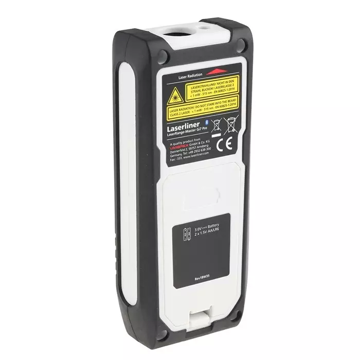 Laserliner Gi7 Laser Measure 0.05-70m Range ± 2 mm Accuracy, 080.837A