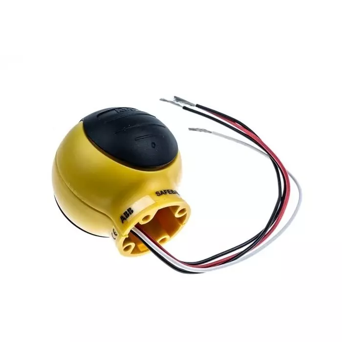 ABB 2 Button Safety Two Hand Control Switch, Black, Yellow, JSTD1 Series, 2TLA020007R3100JSTD1-B