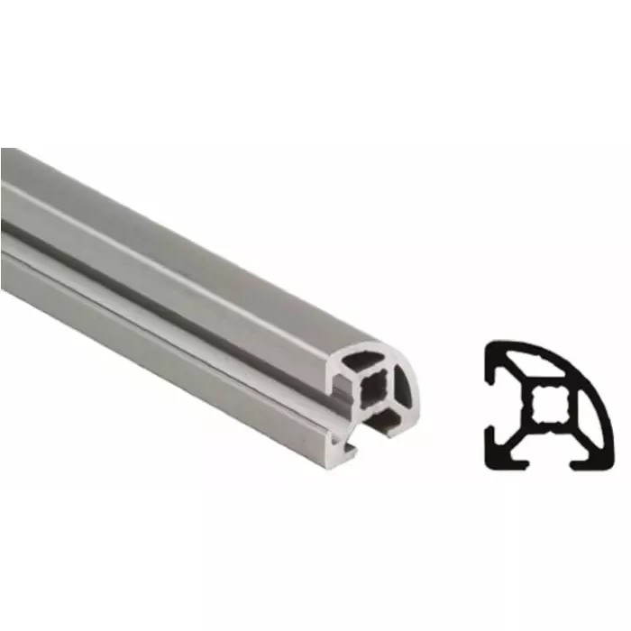 Bosch Rexroth Silver Aluminium Profile Strut, 20 x 20 mm, 6 mm Groove, 3000 mm Length, 3842992890/3000