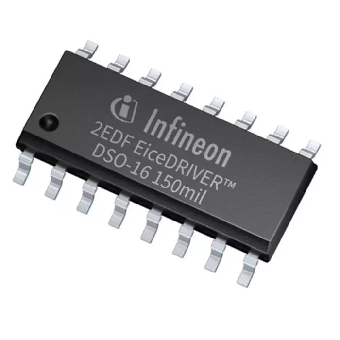 Infineon MOSFET Gate Driver 8 A 3.5V 16-Pin DSO-16, 2EDF7175FXUMA2 (Pack of 2500 Pcs)