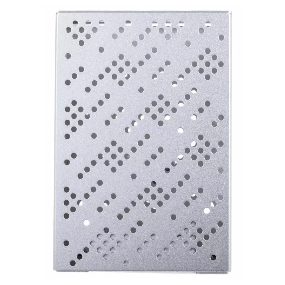 Okdo Aluminium Case for use with Raspberry Pi 4 Model in Grey, ZP-0095