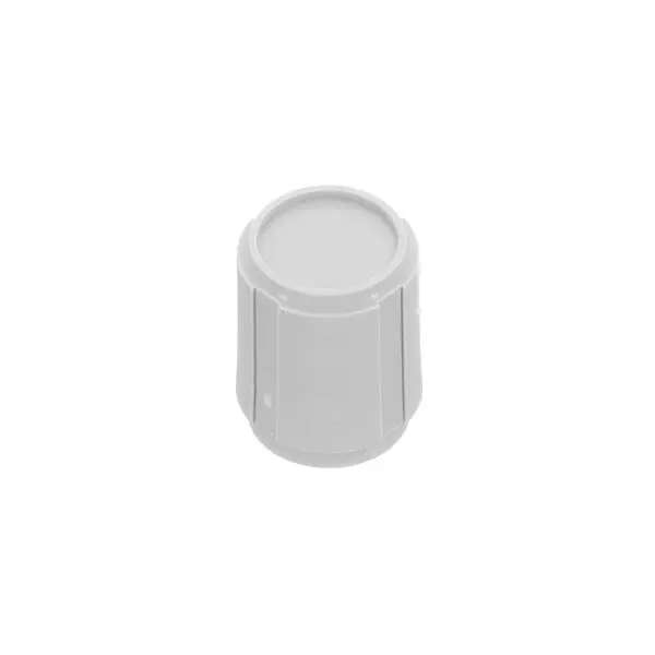 GRAYHILL Cylindrical Knob Plastic Gray 13 mm Outside Diameter, 11K5019-KCNG