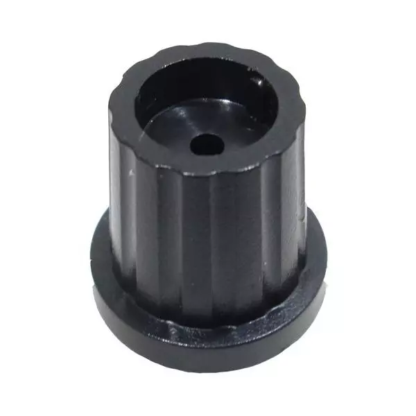 Eagle Plastic Devices 450-AA Series Conical Knob with Skirt Black 20 mm Outside Diameter, 450-AA190
