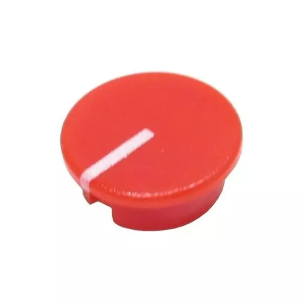 Eagle Plastic Devices 450-CP Series Knobs & Dials Cap Red 13 mm Outside Diameter, 450-CP191