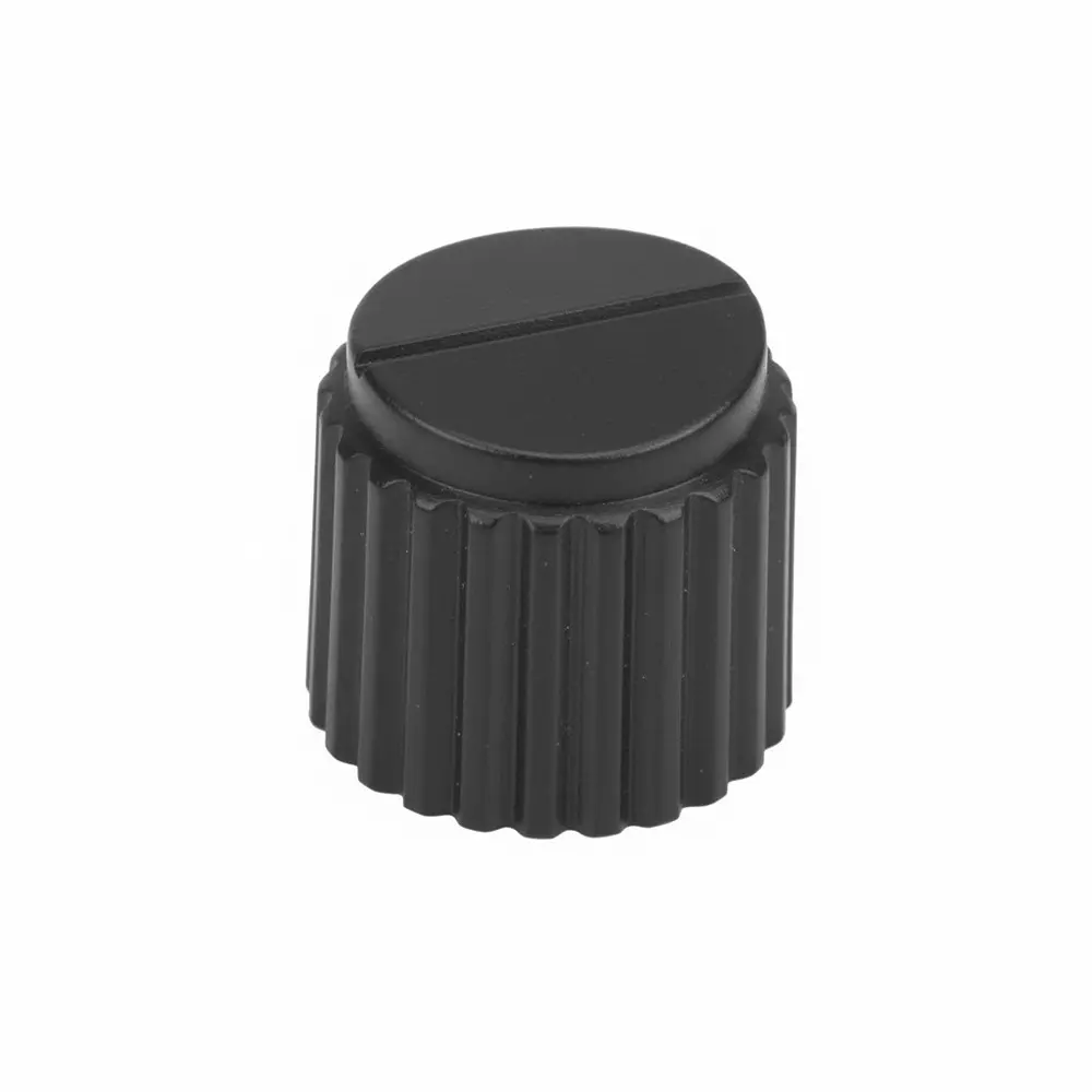 GRAYHILL Cylindrical Knob Plastic Black 13 mm Outside Diameter, 11K5029-KMNB