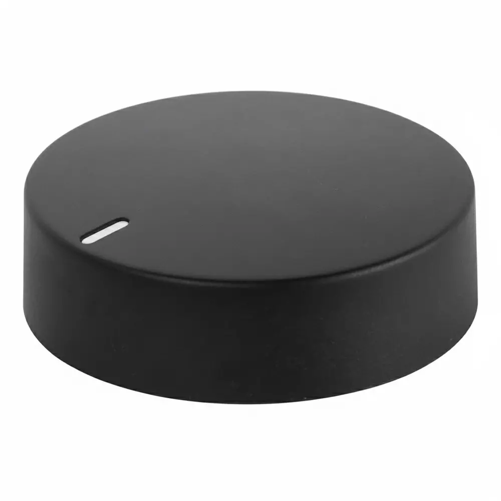 Same Sky Knobs Smooth Type Plastic Black 32.5 mm Outside Diameter, SPK-014A