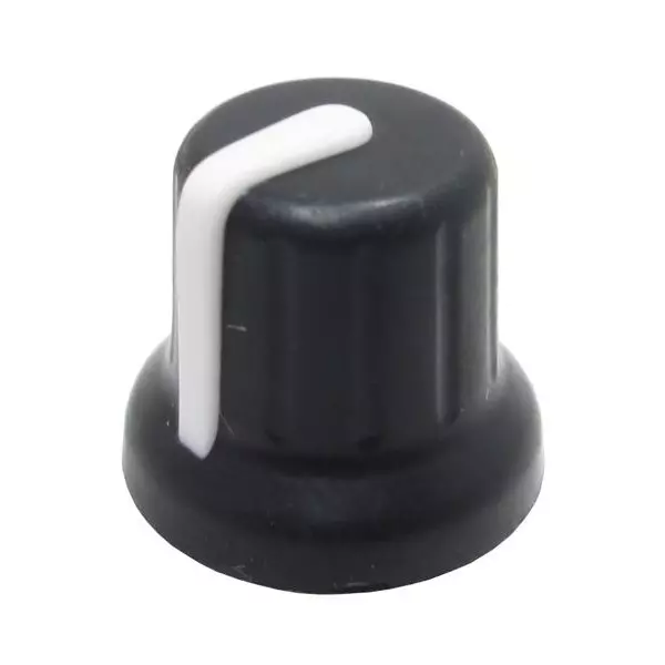 Eagle Plastic Devices Knobs Plastic Black 16 mm Diameter, 450-BA761