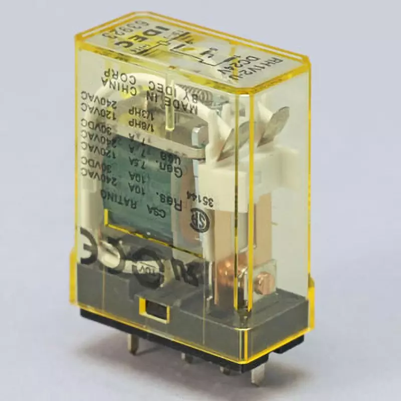 IDEC Rh Type Power Relay Terminal Type For Printed Circuit Boards Power Relay, Rh1V2-UDC24