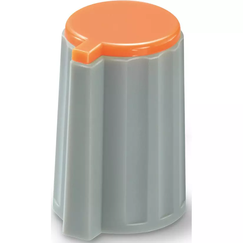 Sato Parts Molded Knob Gray Nylon 6 Phillips Head Screwdriver, Shaft Diameter 6 mm (+No.2), K-351-OR