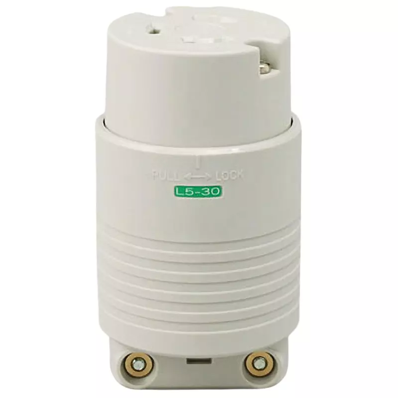 Meikosha NEMA Standard Compliant Grounding 2 P30 A Hook Connector Body (L5-30), MH8153W