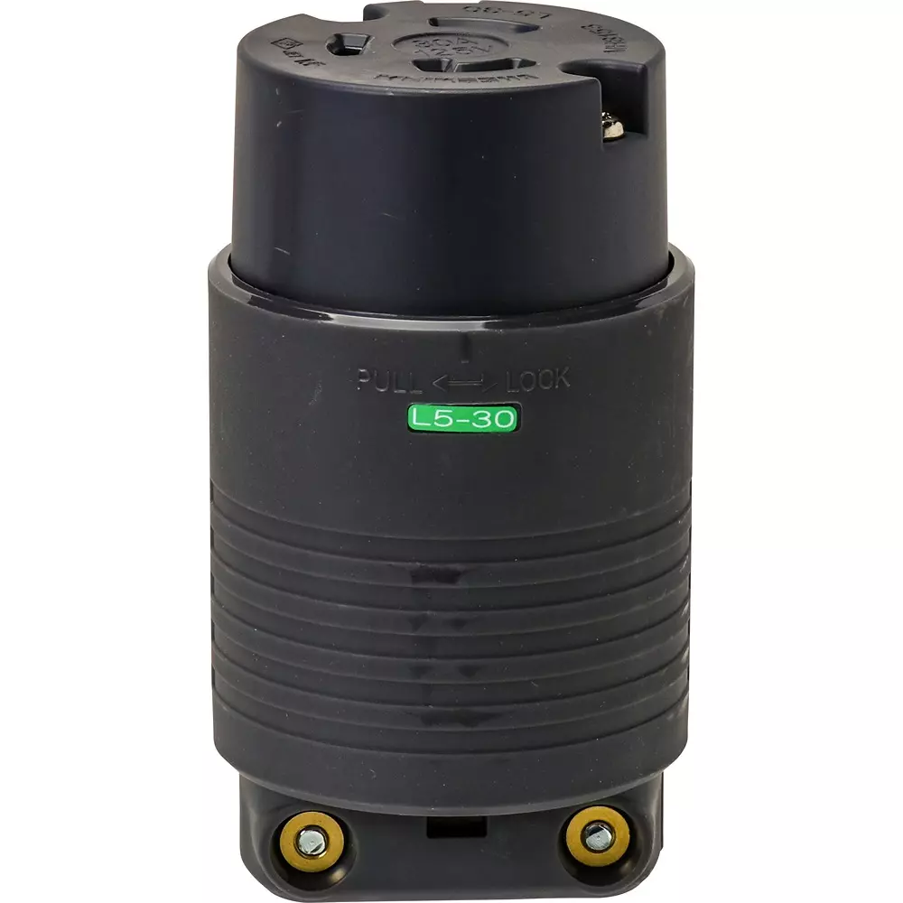 Meikosha NEMA Standard Compliant Grounding 2 P30 A Hook Connector Body (L5-30), MH8153B