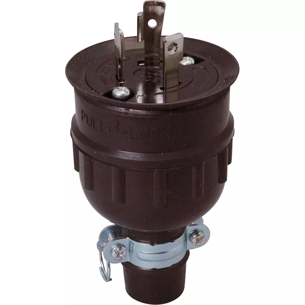 Meikosha Grounding 2 P 30 A Catch Waterproof Plug (L6-30 P Compliant), MH2577