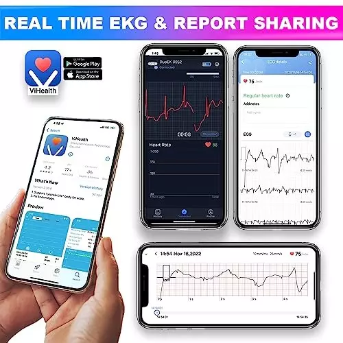 amicicare-wireless-ecg-monitor-portable-heart-health-tracker-with-075-inch-1905-mm-oled-display-mobile-app-1xport-ecg-mon