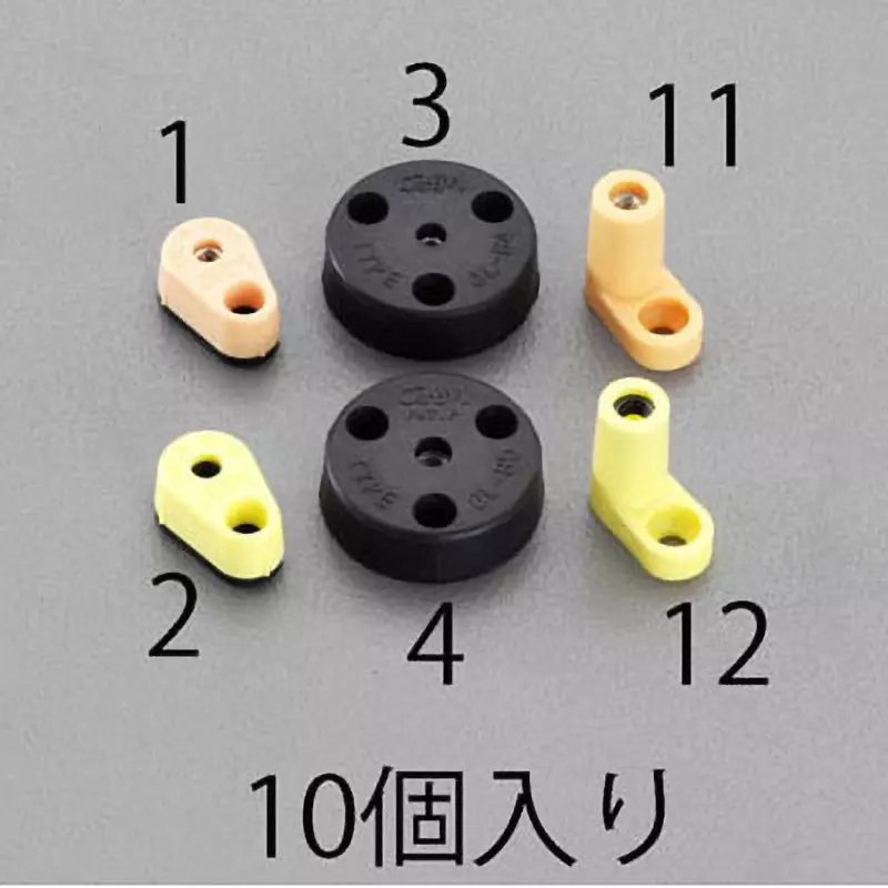 Esco Mounting Base M3 Screw Hole 11 x21 x20 mm Size M3 flat head screw Type of Sign, EA948GP-11