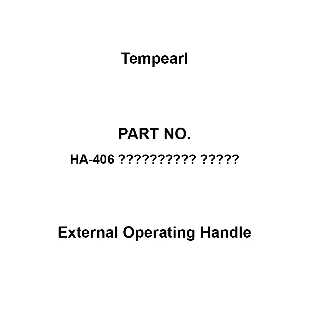 Tempearl External Operating Handle Lever type Shape operation Name 403 WD Conform to, HA-406 Gaib Sousa Clover