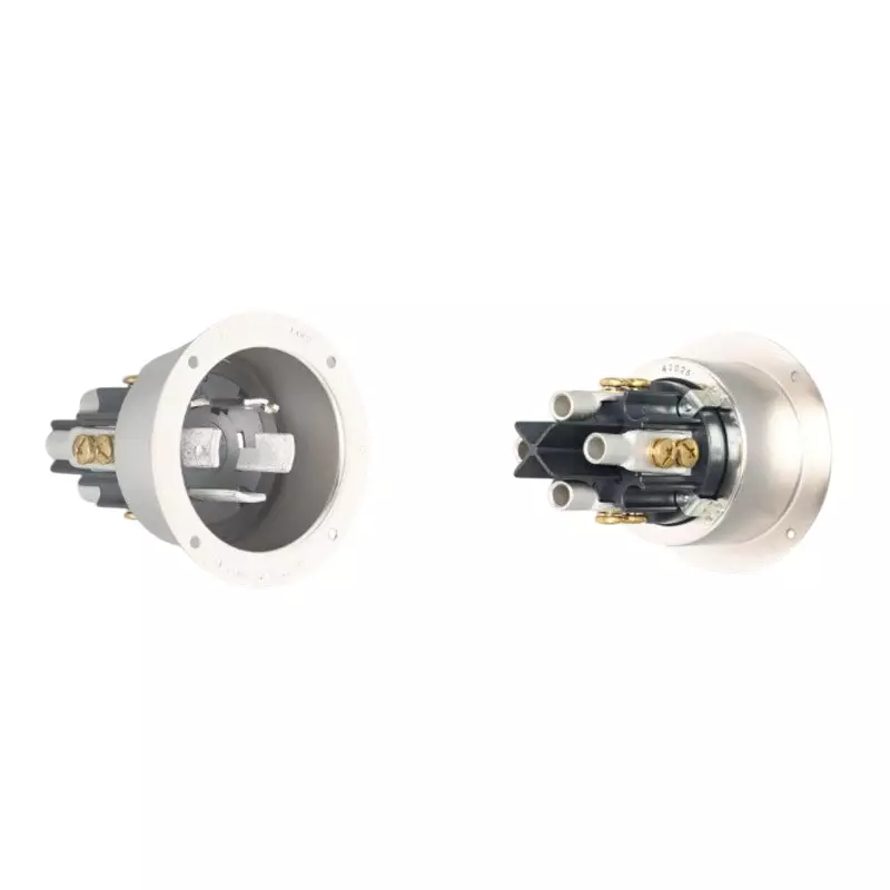 AMERICAN DENKI Flange Inlet 250 V Voltage 100 A Current, 41025