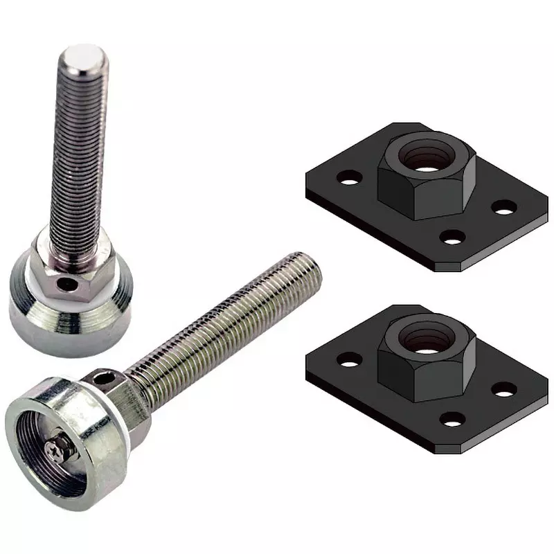 Settsu Floor Leveler Set Steel Rack series name: NBSP, RKCS, RSR, SNR2, SSR2, SSRG, SSRH Black, SSO-121FLS-B