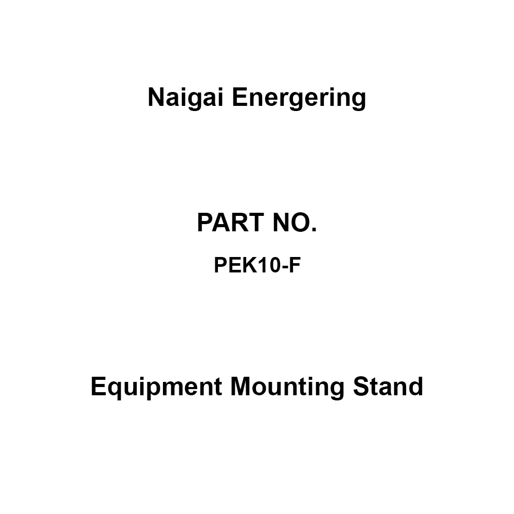 Naigai Energering Equipment Mounting Stand 10 circuits Suitable for 1.2 Thickness of Material Minimum, PEK10-F (Pack 10)