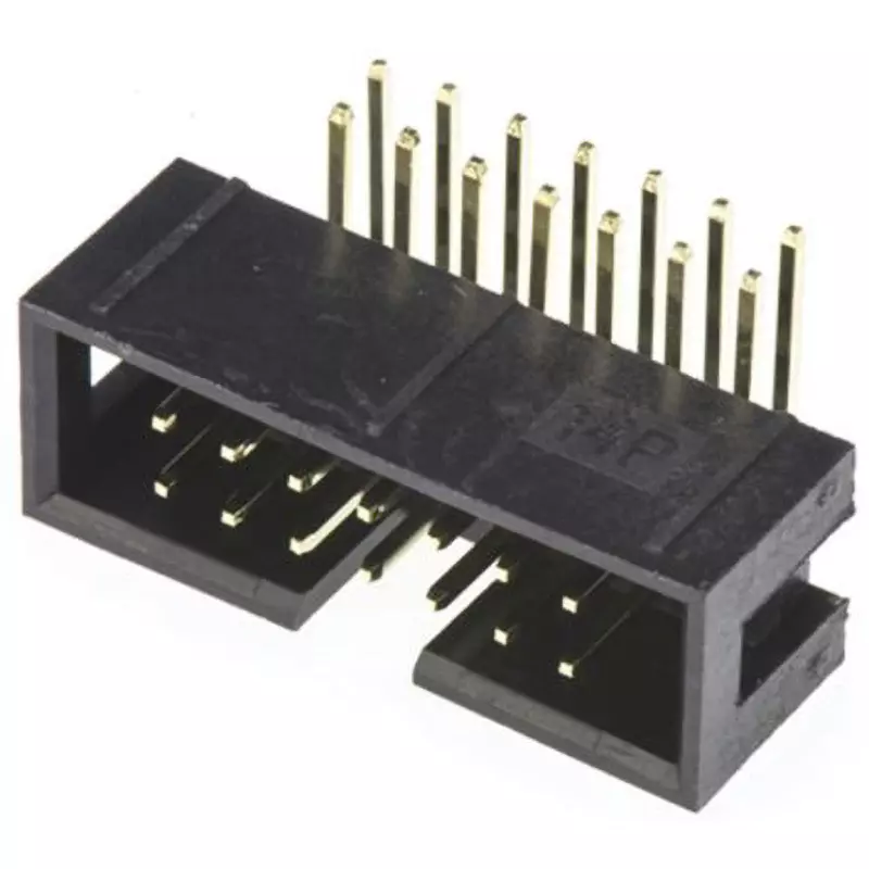 Amphenol PCB header 14 Pole 3 Amp Rated Current, T821114A1R100CEU (Pack of 100)
