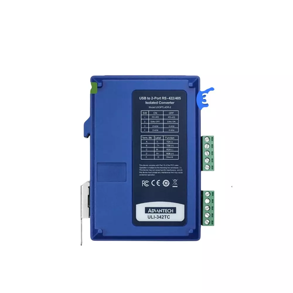 Advantech Converter -20 to 70â„ƒ Operating Temperature USB2.0 USB type 3 kV Insulation Voltage, BB-USOPTL4DR-2-B