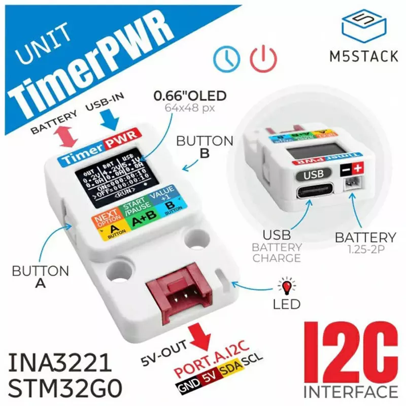 m5stack-timer-power-unit-for-m5stack-ina3221-68556595