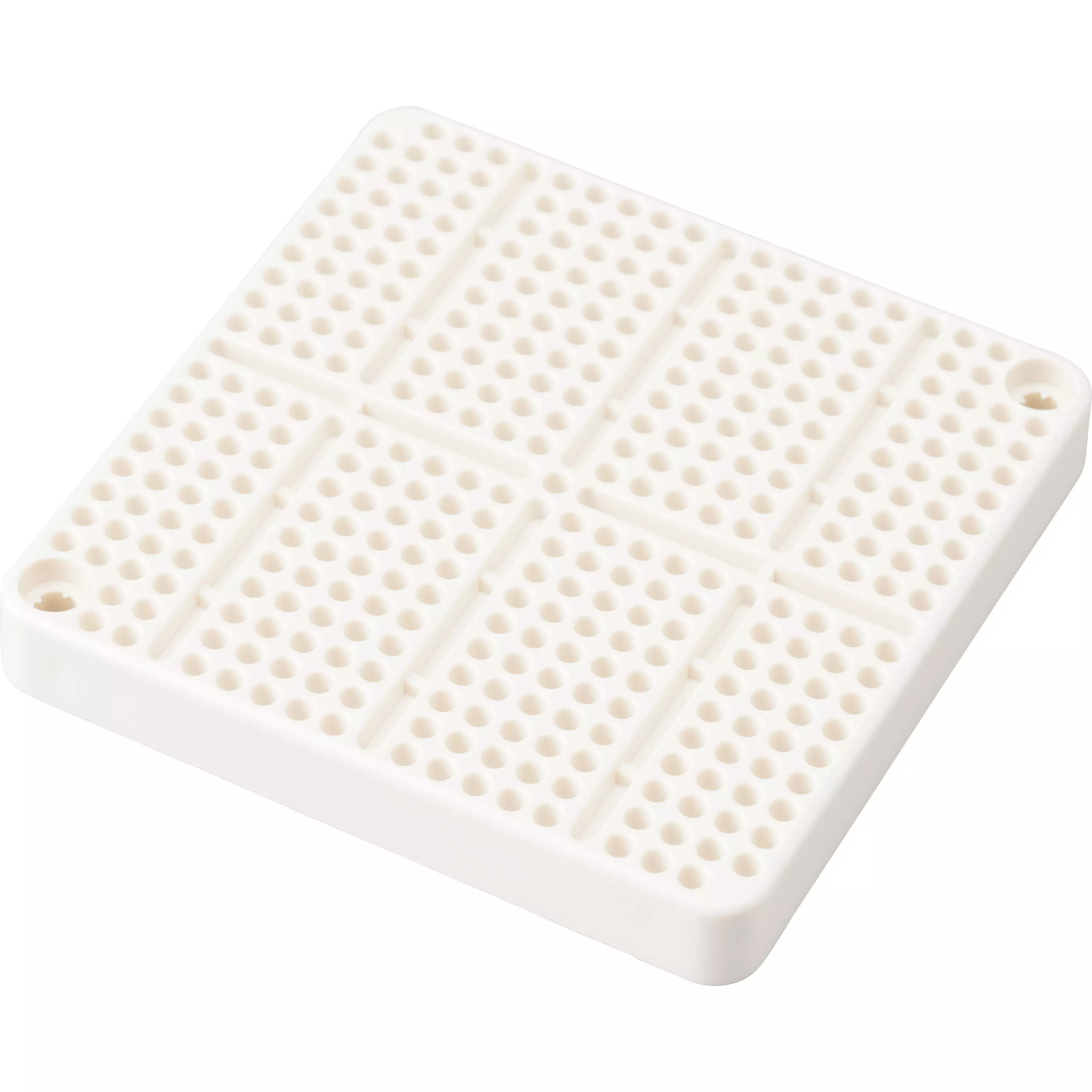MIRAI Mounting Plate Square Milky white 76 mm Length, BPF-0808M