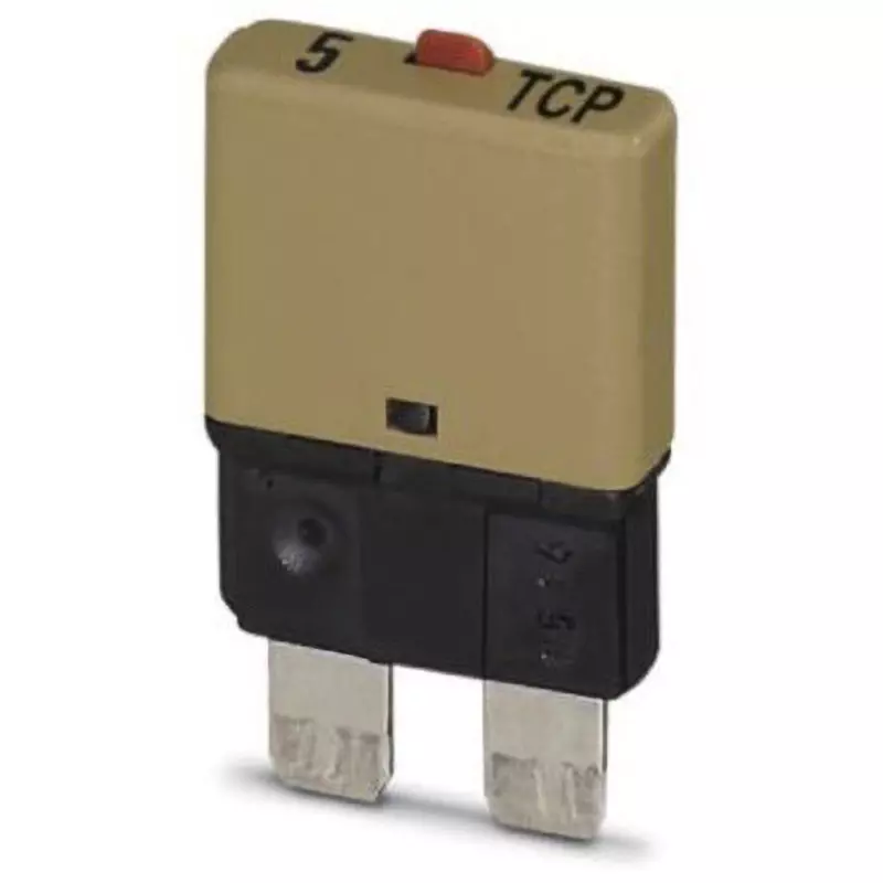 Phoenix Contact Thermal Automotive Fuse 5 Amp Rated Current 1 Pole, 700005 (Pack of 5)